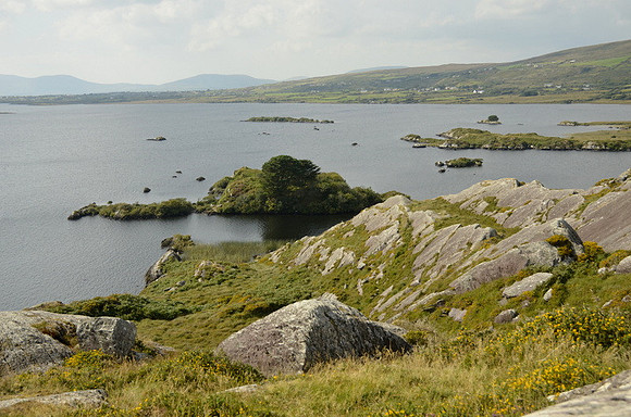 Walking around Lough Currane from Waterville
