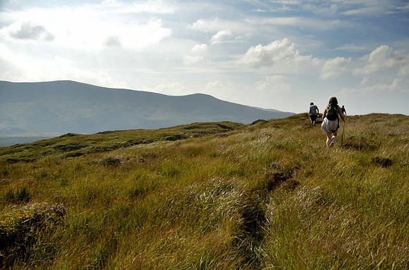 Walking around Lough Currane from Waterville