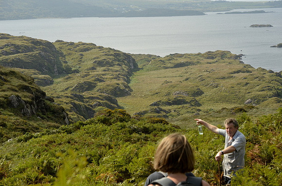 Walking around Lough Currane from Waterville