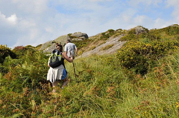 Walking around Lough Currane from Waterville