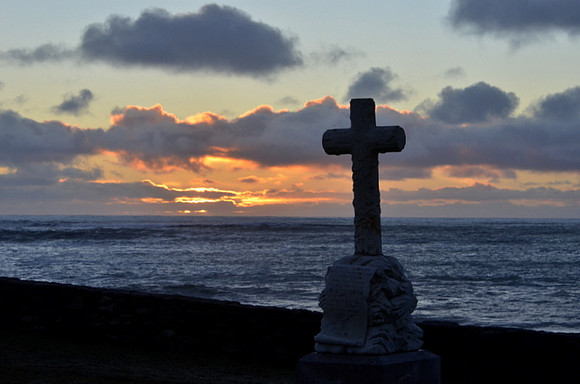 Waterville promenade sunset