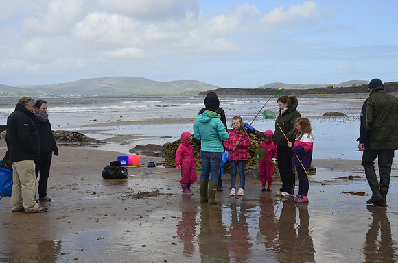 Lucy from Sea Synergy conducting a beach walk