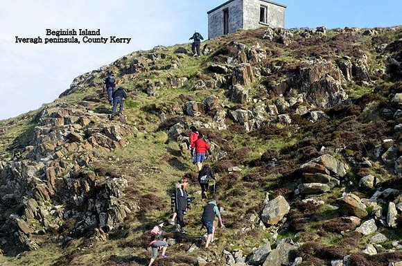 Walking on Beginish island near PortMagee