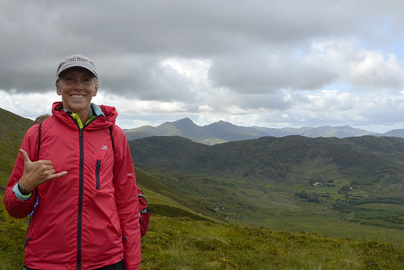 Me climbing Carrauntoohil - the highest peak in Ireland
