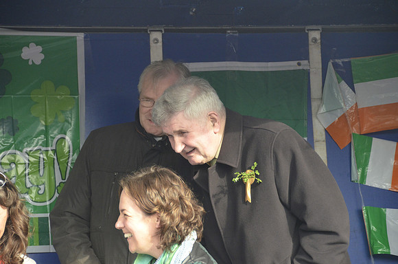Mick O'Dwyer judging Waterville's St. Patrick's Day!