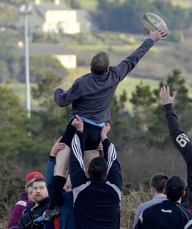 Iveragh Eagles rugby game in Reenard