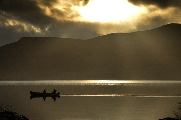 Lough Currane at sunrise - January